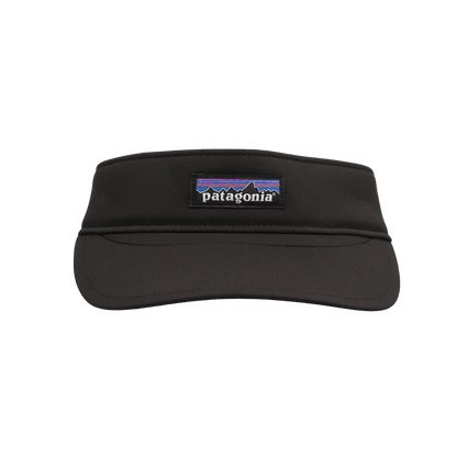PATAGONIA AIRSHED VISOR - BLACK - ONE SIZE - FRONT VIEW