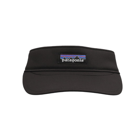 PATAGONIA AIRSHED VISOR - BLACK - ONE SIZE - FRONT VIEW
