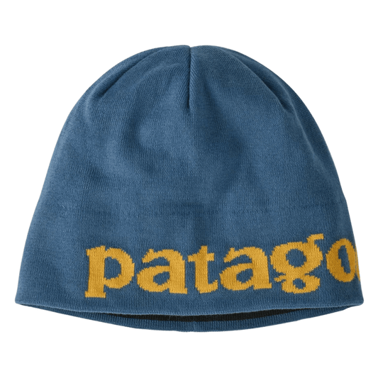 PATAGONIA BEANIE HAT - WAVY BLUE - FULL VIEW