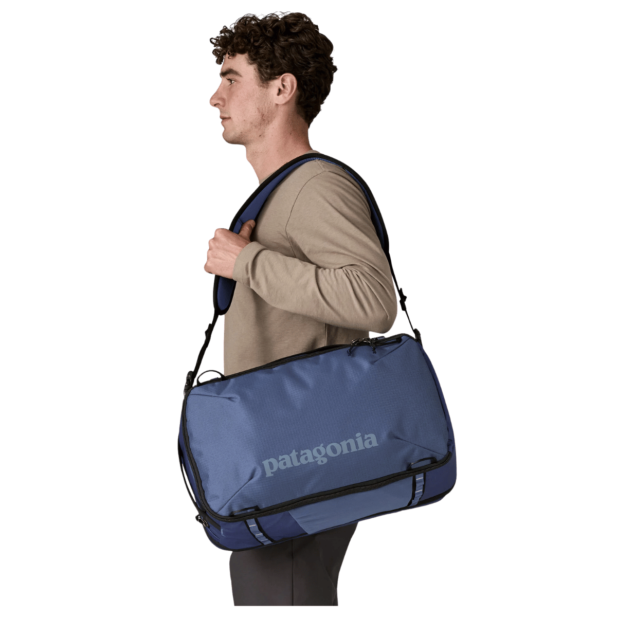 PATAGONIA BLACK HOLE MINI COMPACT MLC - CURRENT BLUE - SIDE VIEW WW