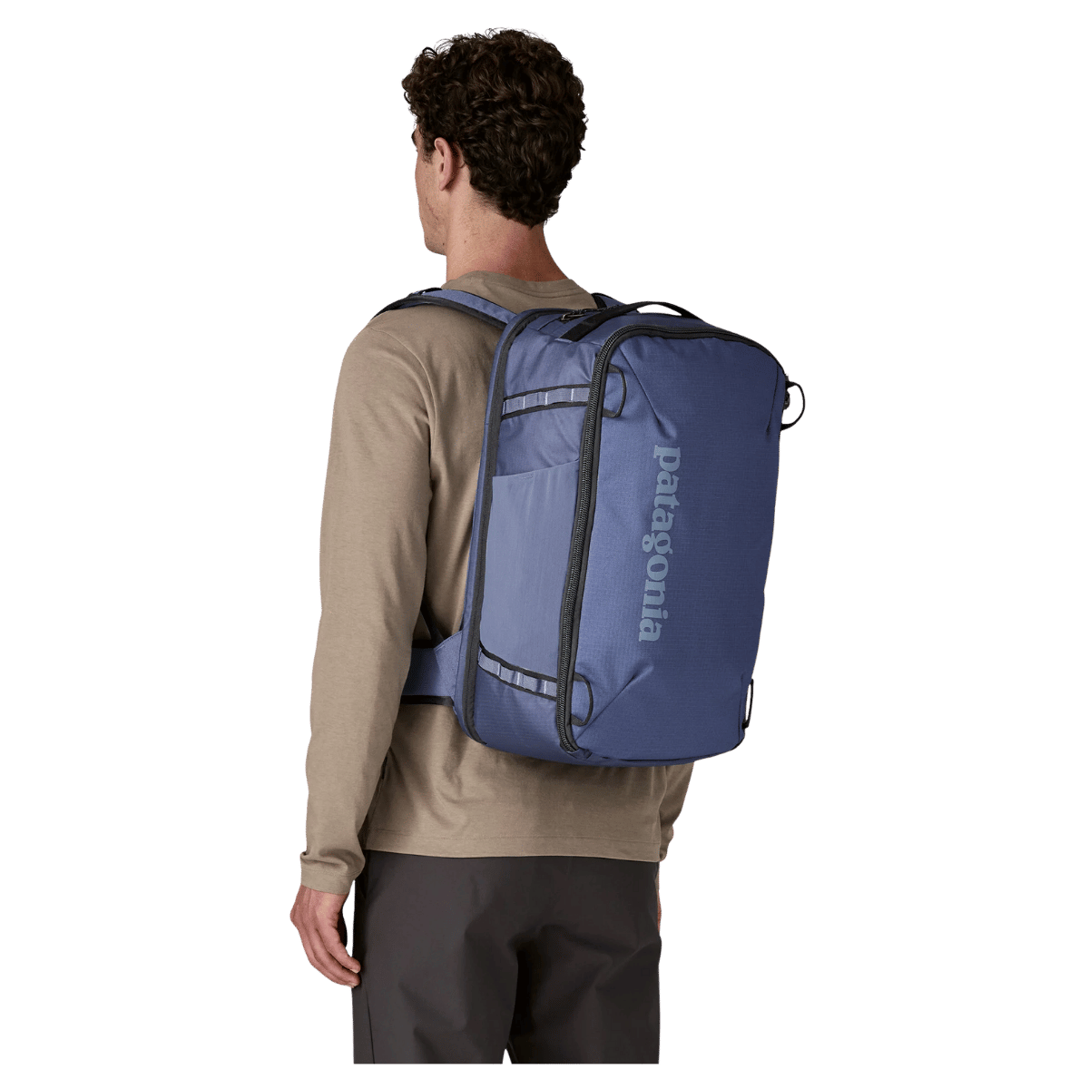 PATAGONIA BLACK HOLE MINI COMPACT MLC - CURRENT BLUE - FRONT SIDE VIEW WW