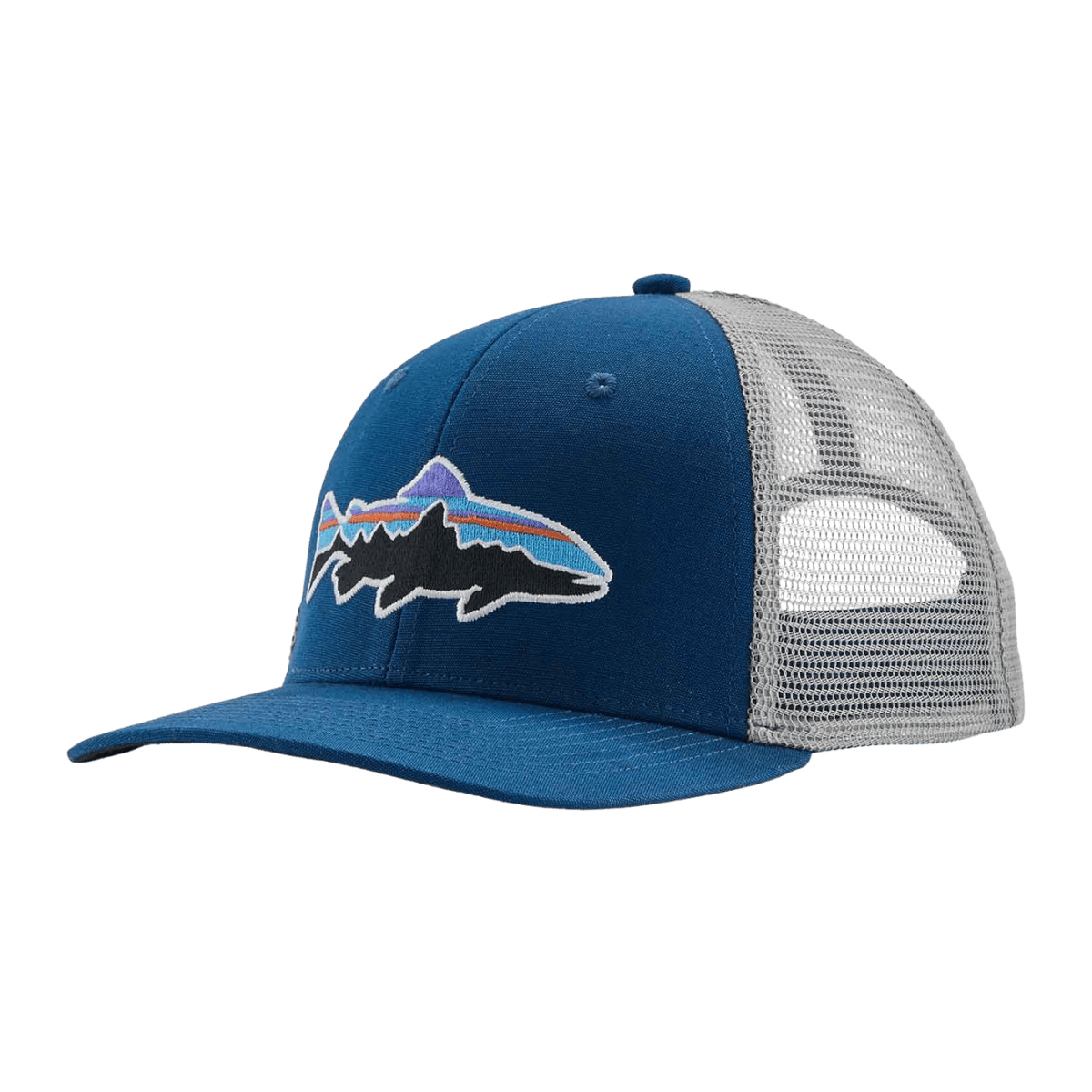 PATAGONIA FITZ ROY TROUT TRUCKER HAT - LAGOM BLUE
