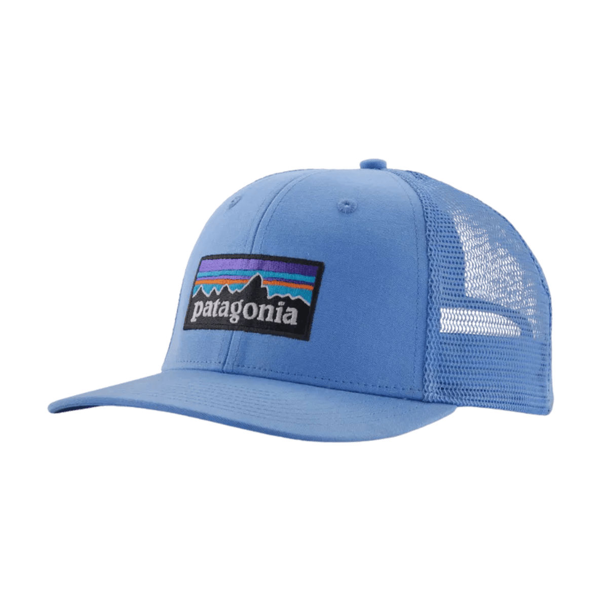 PATAGONIA P-6 LOGO TRUCKER HAT - ABUNDANT BLUE - ONE SIZE
