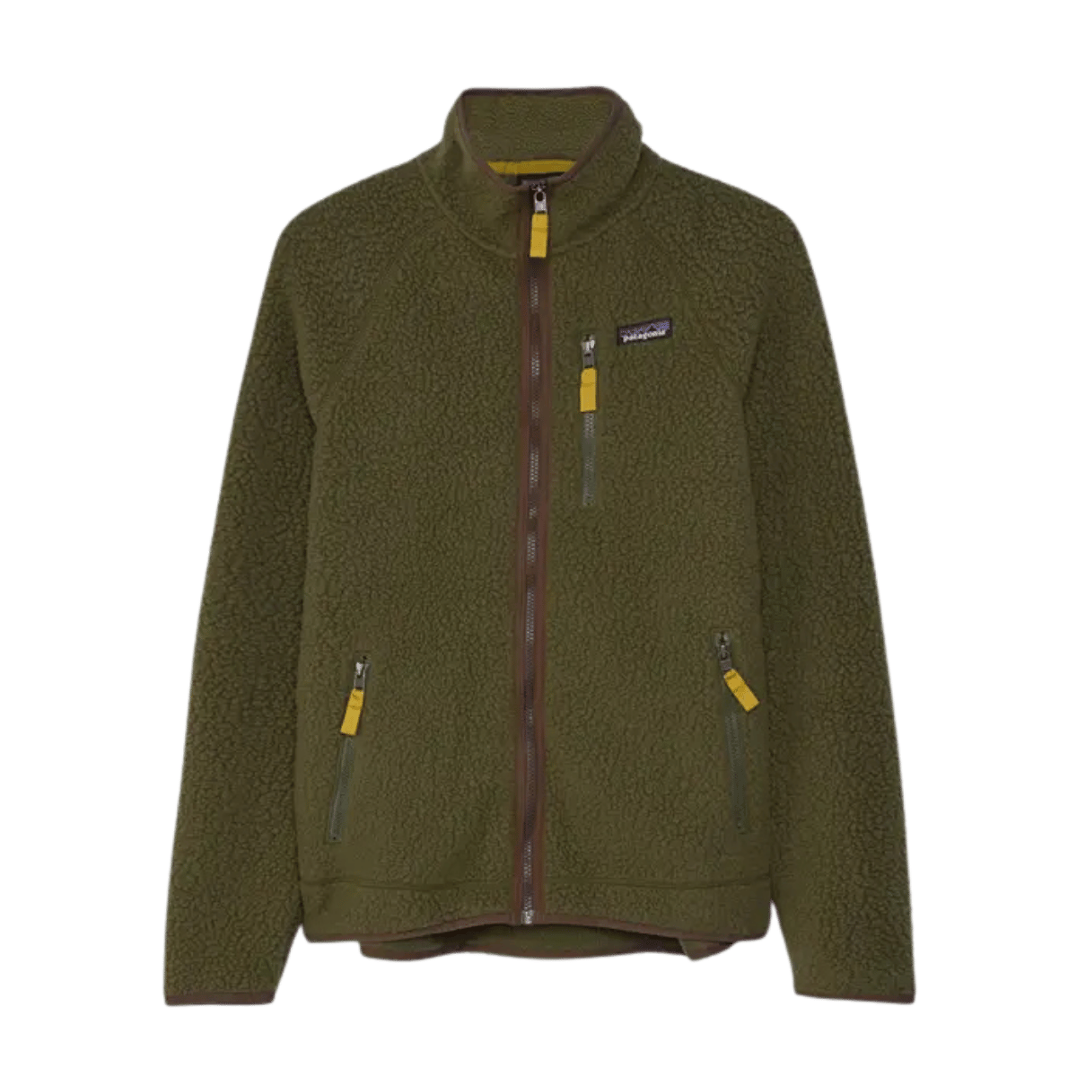 PATAGONIA MEN'S RETRO PILE JACKET BASIN GREEN-FRONT VIEW