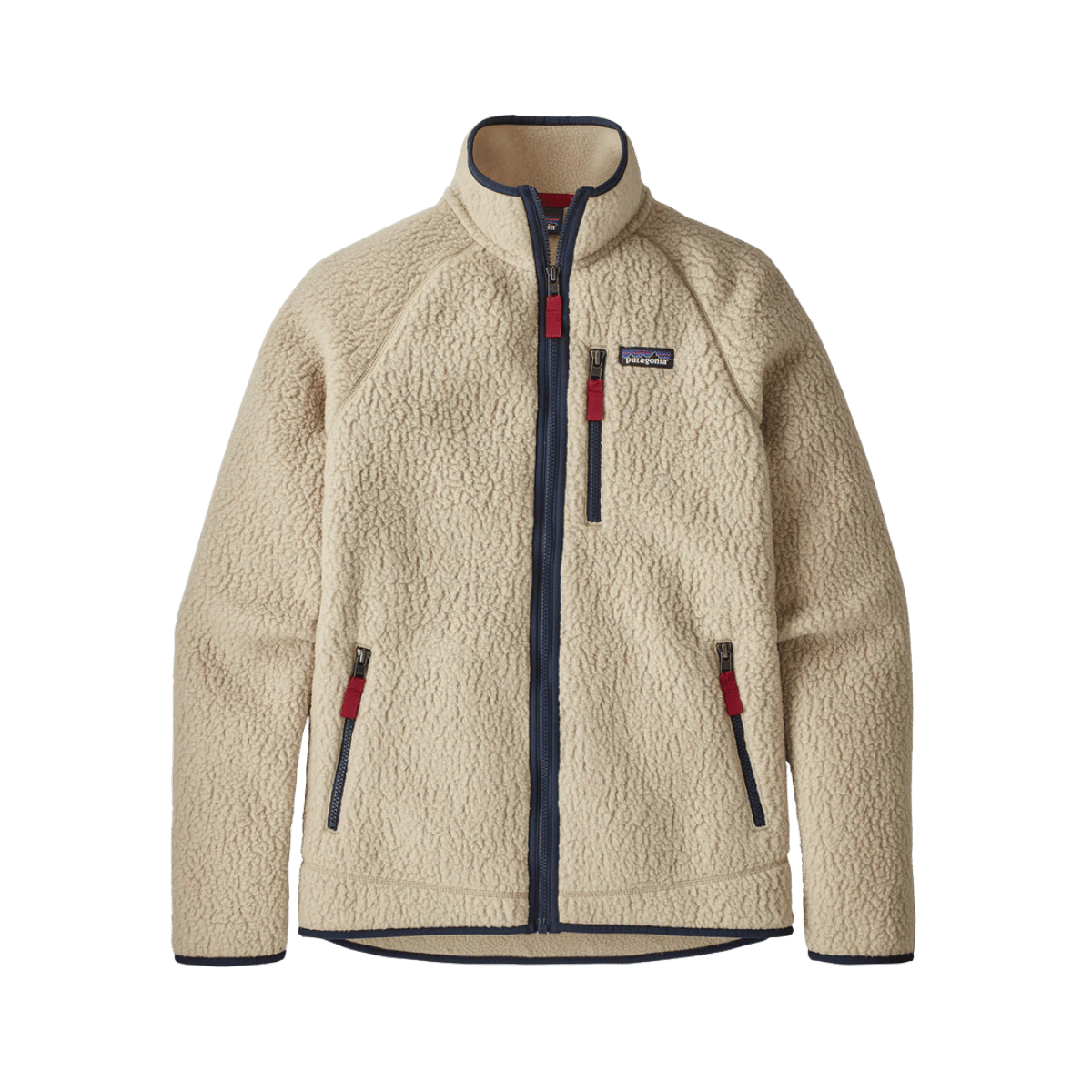PATAGONIA MEN'S RETRO PILE JACKET EL CAP KHAKI-FRONT VIEW