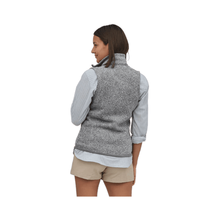 PATAGONIA WOMEN'S BETTER SWEATER VEST - BIRCH WHITE - BACK VIEW