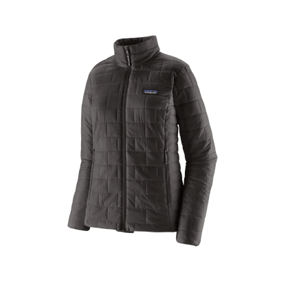 PATAGONIA WOMEN'S NANO PUFF JACKET - BLACK - FEATURING VIEW