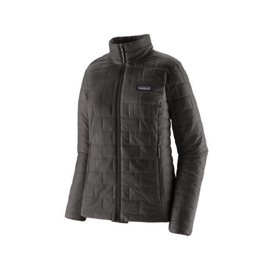 PATAGONIA WOMEN'S NANO PUFF JACKET - BLACK - FEATURING VIEW