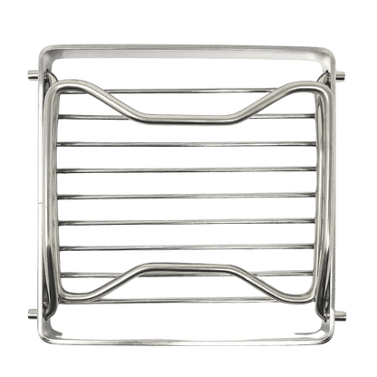 PATHFINDER STAINLESS STEEL FOLDING GRILL TOP VIEW