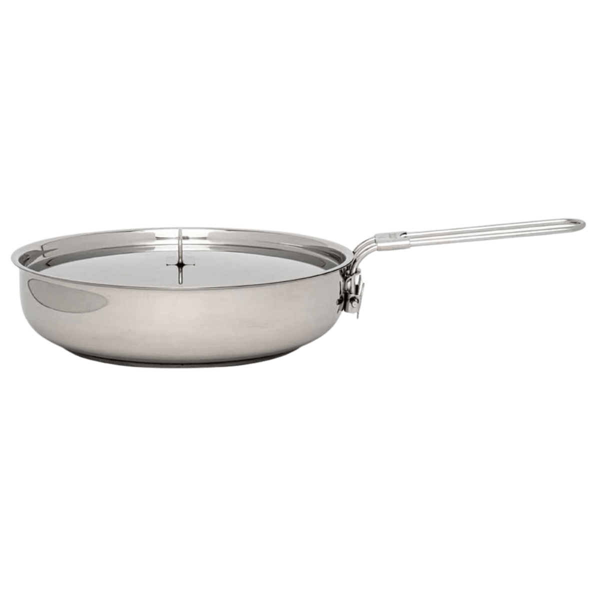 PATHFINDER SKILLET AND LID 8" LEFT VIEW