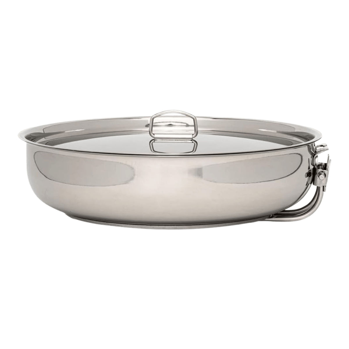 PATHFINDER SKILLET AND LID 8" FRONT VIEW