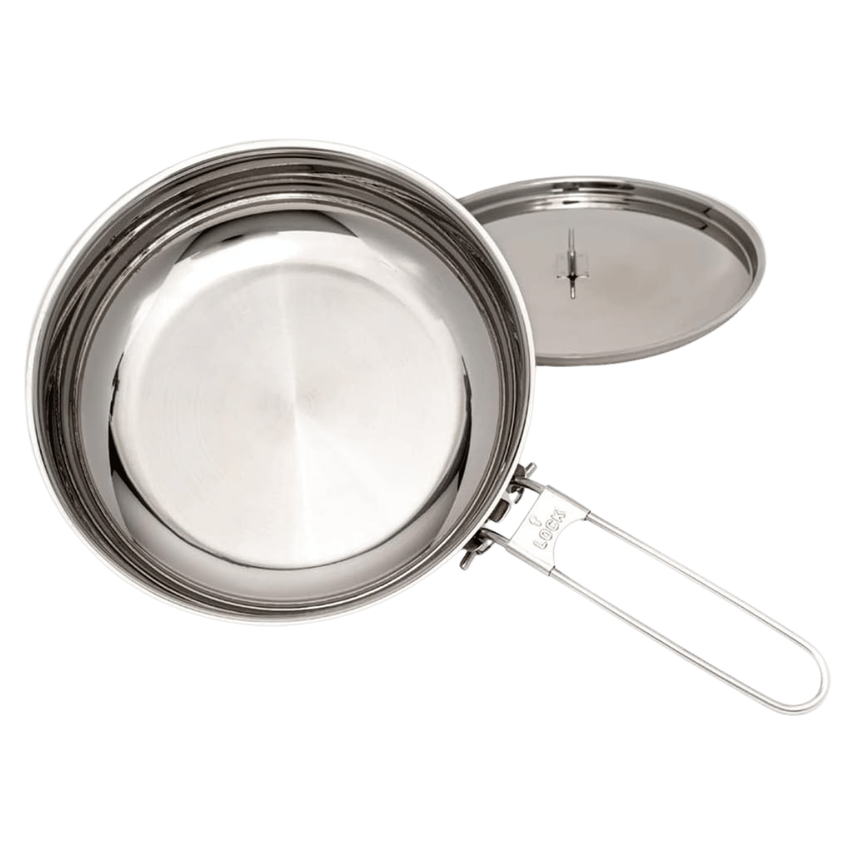 PATHFINDER SKILLET AND LID 8" TOP VIEW