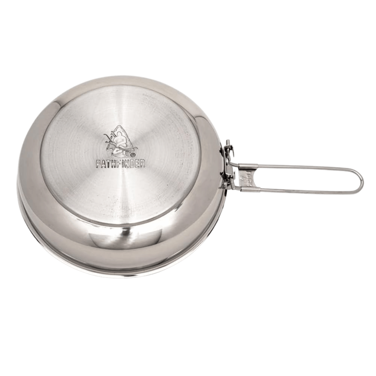 PATHFINDER SKILLET AND LID 8" BACK VIEW