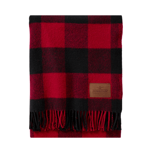 PENDELTON MOTOR ROBE WITH LEATHER CARRIER - ROB ROY 