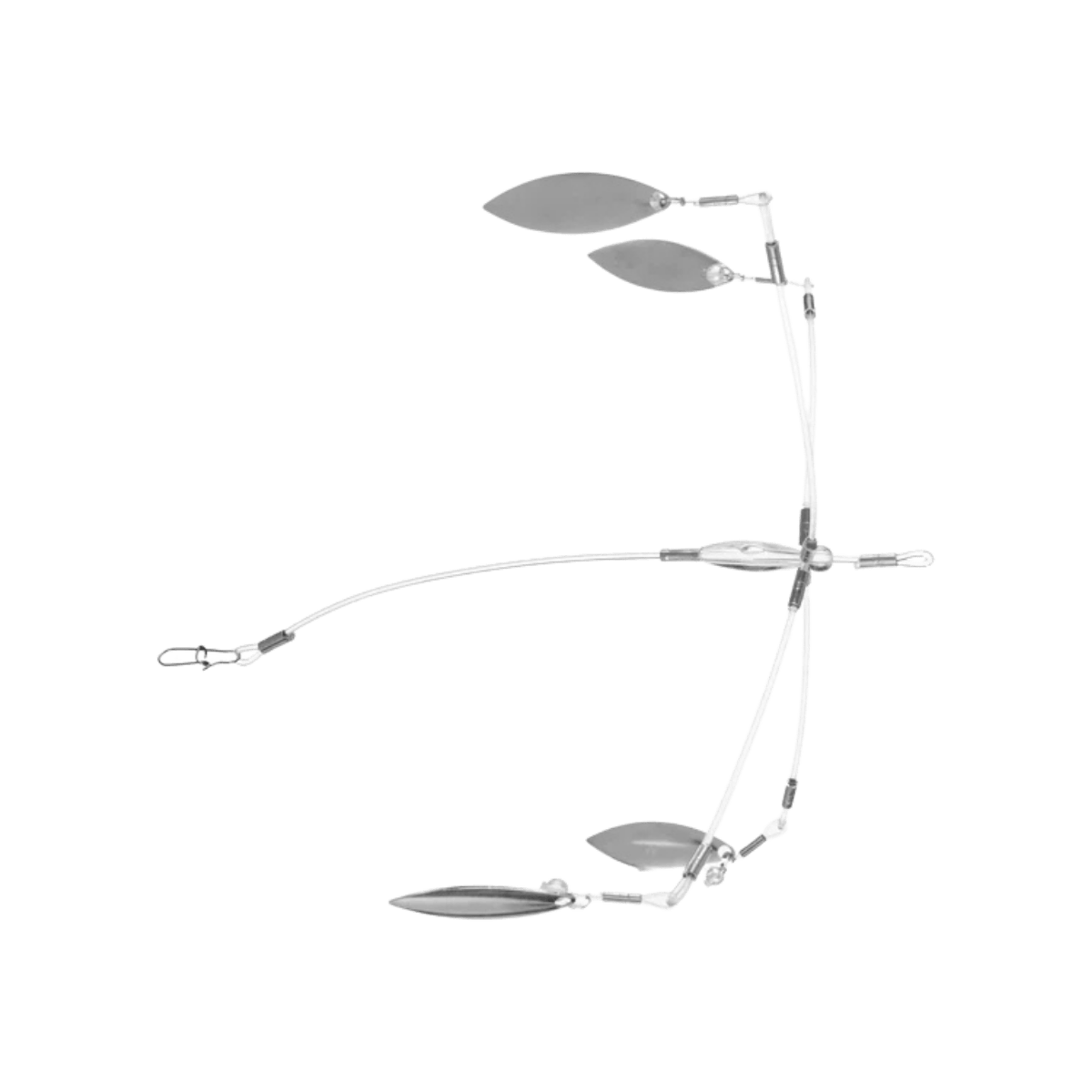 PERFORMANCE FISHING INNOVATION QUAD HOVER RIG - SILVER