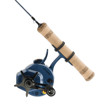 PFLUEGER PRESIDENT INLINE ICE FISHING COMBO LEFT VIEW