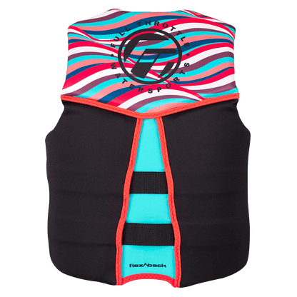 FULL THROTTLE WOMEN'S RAPID-DRY FLEX-BACK LIFE JACKET - PINK BACK