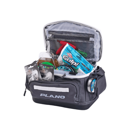 PLANO WEEKEND™  TACKLE BAG 3500 - SLATE - OPEN VIEW