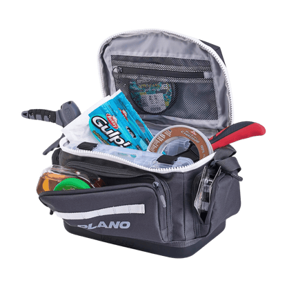 PLANO WEEKEND™  TACKLE BAG 3600 - SLATE - OPEN VIEW