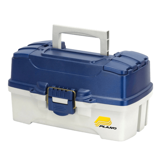 PLANO TWO-TRAY TACKLE BOX - BLUE/SANDSTONE