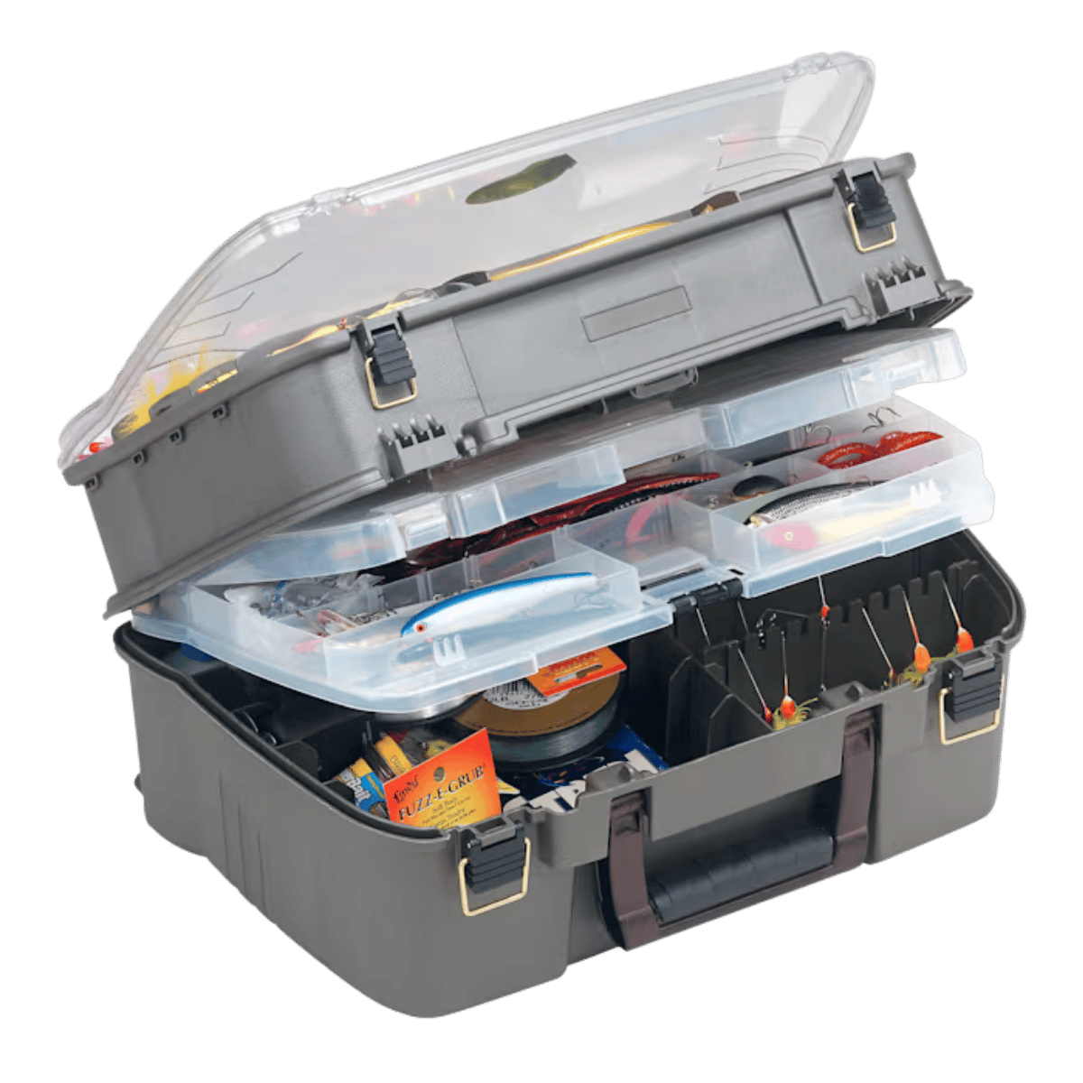 PLANO XL GUIDE™ SERIES SATCHEL BOX - GRAPHITE/SMOKE