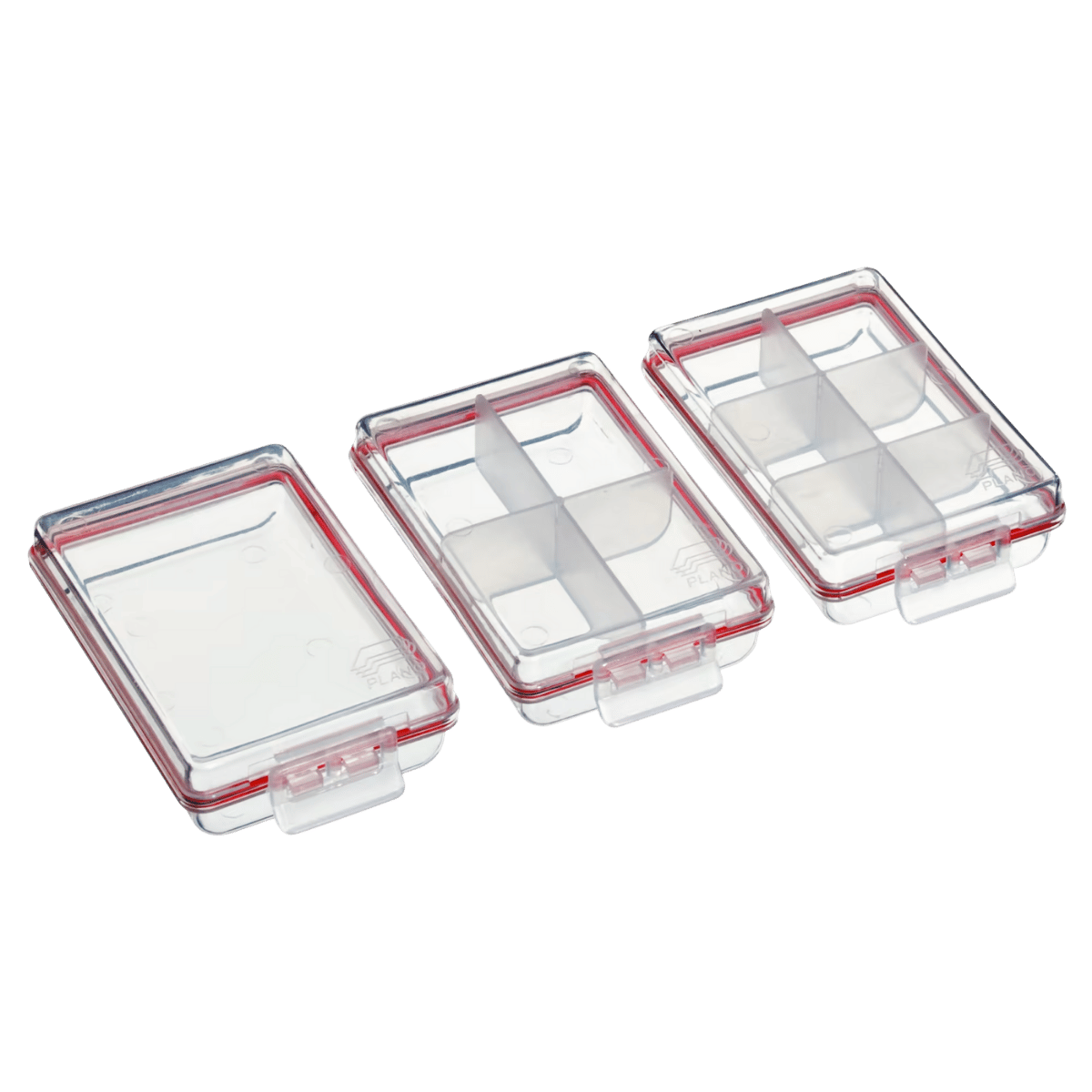 PLANO WATERPROOF TERMINAL TACKLE ACCESORY BOXES - 3-PACPK