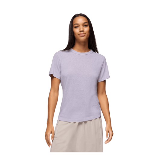 PRANA WOMEN'S COZY UP SHORT SLEEVE CREW SHIRT - LUMINOUS - FRONT VIEW