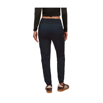 PRANA WOMEN'S KOEN JOGGER PANTS - BLACK - BACK VIEW