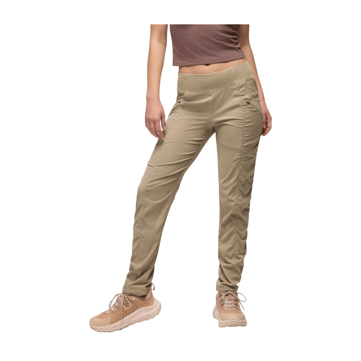 PRANA WOMEN'S KOEN PANTS - SANDBAR - FRONT VIEW