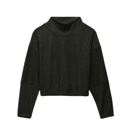 PRANA WOMEN'S OLIVIA LONG SLEEVE SWEATER - NORI - FEATURING VIEW