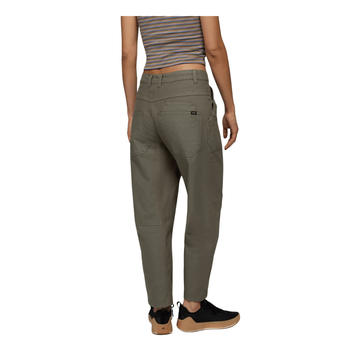 PRANA WOMEN'S ROCK RIDGE MELROSE PANTS - THYME - BACK VIEW
