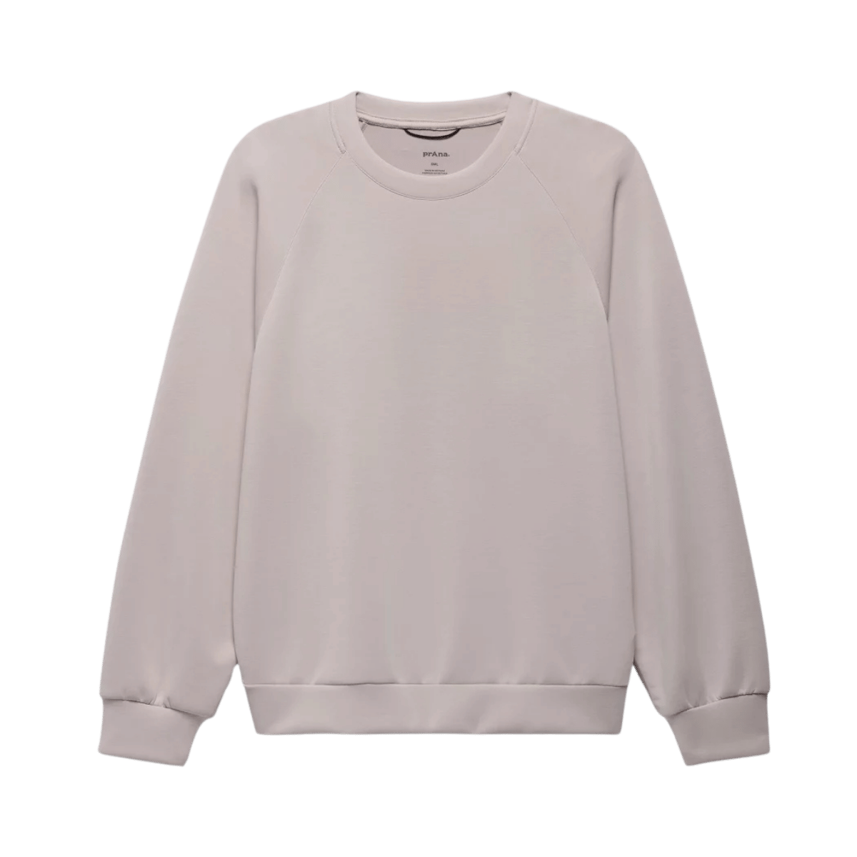 PRANA WOMEN'S SHEA SOFT CREWNECK SWEATSHIRT - ALMOND - FEATURING VIEW