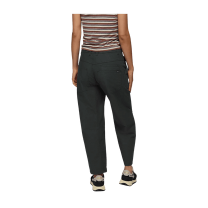 PRANA WOMEN'S ROCK RIDGE MELROSE PANTS - BLACK - BACK VIEW