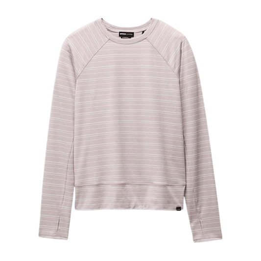 PRANA WOMEN'S SOL SEARCHER LONG SLEEVE TOP - WILLOW STRIPE