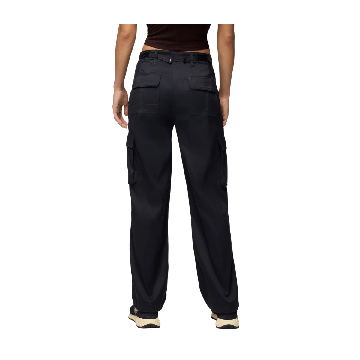 PRANA WOMEN’S STRETCH ZION CARGO PANTS 29" – BLACK - BACK VIEW