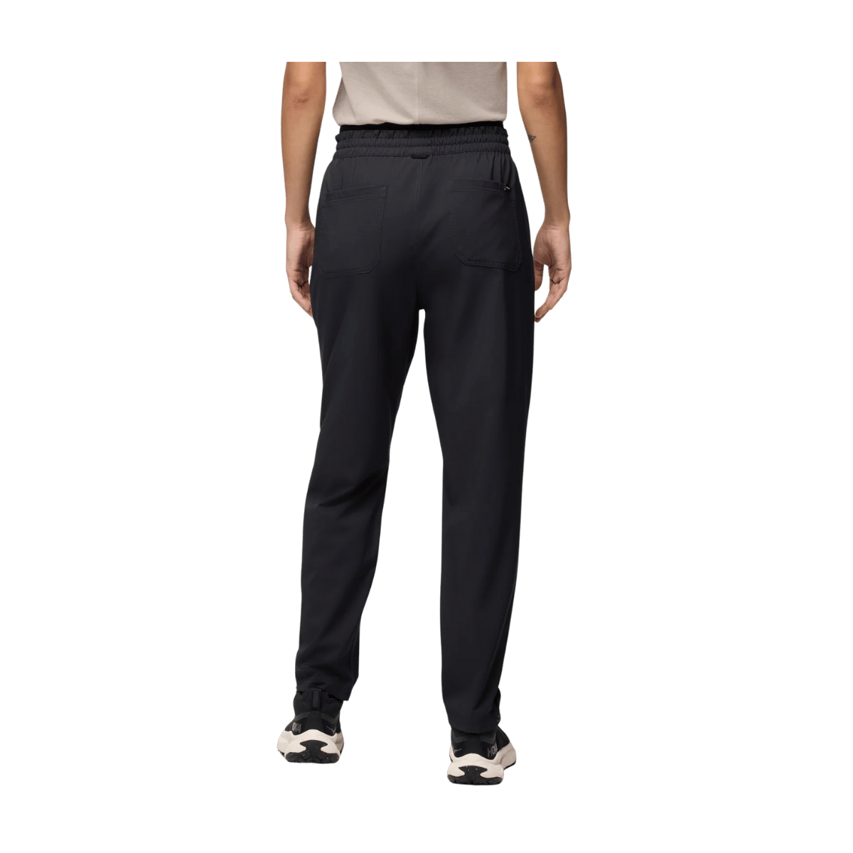 PRANA WOMEN'S WONDERLAND ROCKS PANTS - BLACK - BACK VIEW