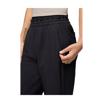 PRANA WOMEN'S WONDERLAND ROCKS PANTS - BLACK - CLOSE-UP VIEW
