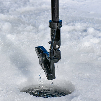 Fish Armor Pro Pole showing the ducer up close