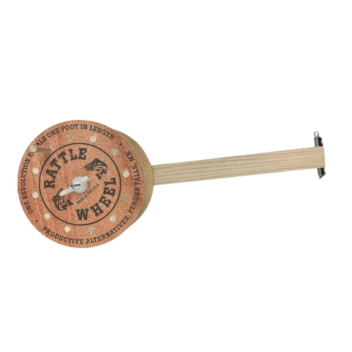 PRODUCTIVE RATTLE WHEEL HINGED ARM