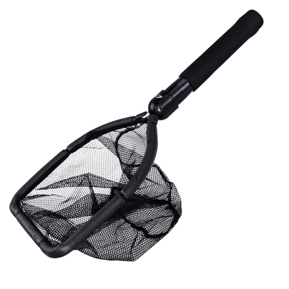 PROMAR DELUXE BAITWELL SCOOP NET PVC HANDLE FULL FRONT VIEW