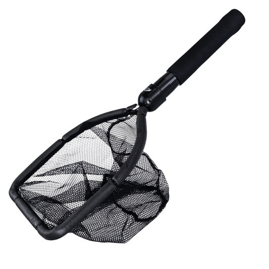 PROMAR DELUXE BAITWELL SCOOP NET PVC HANDLE FULL FRONT VIEW