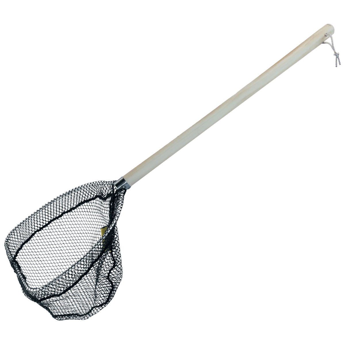 PROMAR WOOD HANDLE BAITWELL SCOOP NET FULL FRONT VIEW