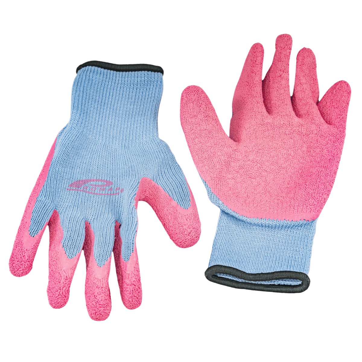 PROMAR LATEX PALM PINK GLOVE UP AND DOWN VIEW