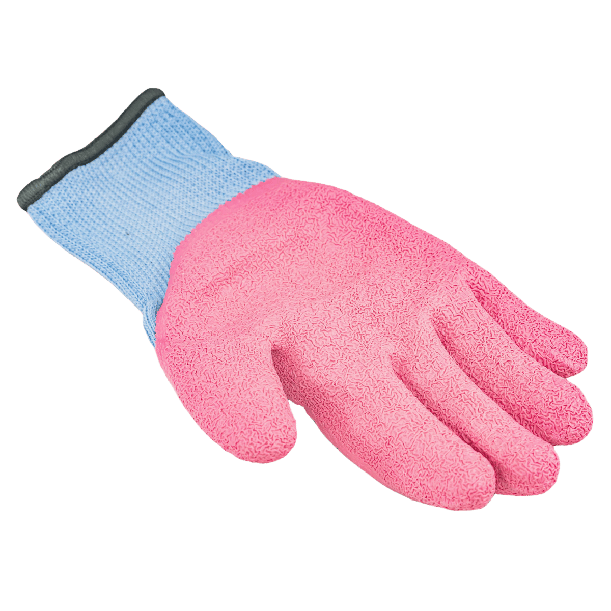 PROMAR LATEX PALM PINK GLOVE FRONT SIDE VIEW