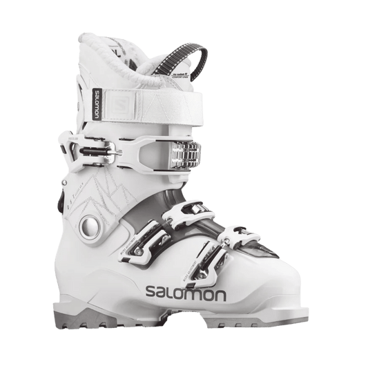 SALOMON WOMEN'S QST ACCESS 60W BOOTS 22/23 - WHITE ANTHRACITE  - SIDE VIEW