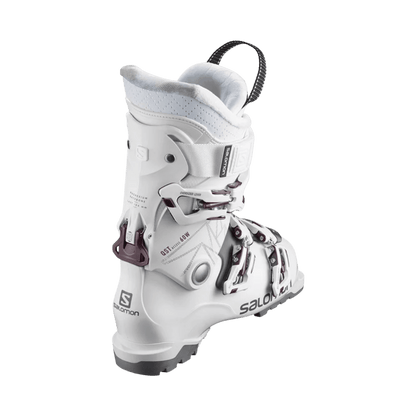 SALOMON WOMEN'S QST ACCESS 60W BOOTS 22/23 - WHITE ANTHRACITE  - BACK VIEW