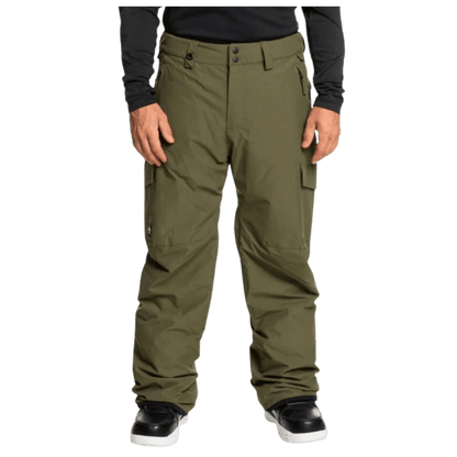 QUICKSILVEVR PORTER INSULATED SNOW PANTS - GRAPE LEAF - FRONT VIEW WW