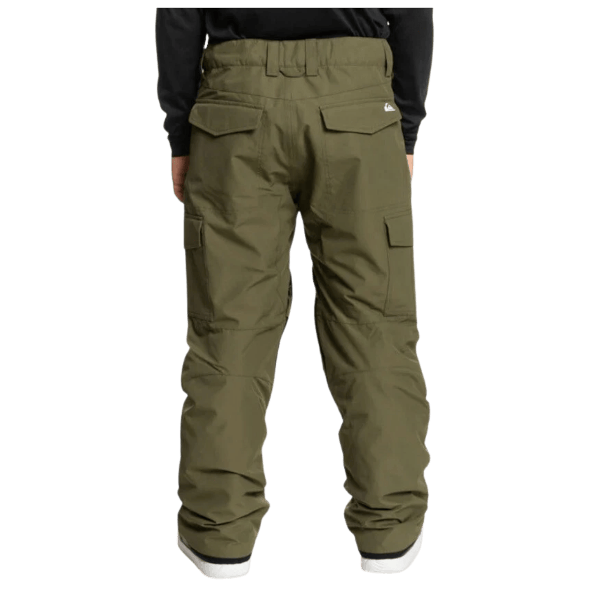 QUICKSILVEVR PORTER INSULATED SNOW PANTS - GRAPE LEAF - BACK VIEW WW