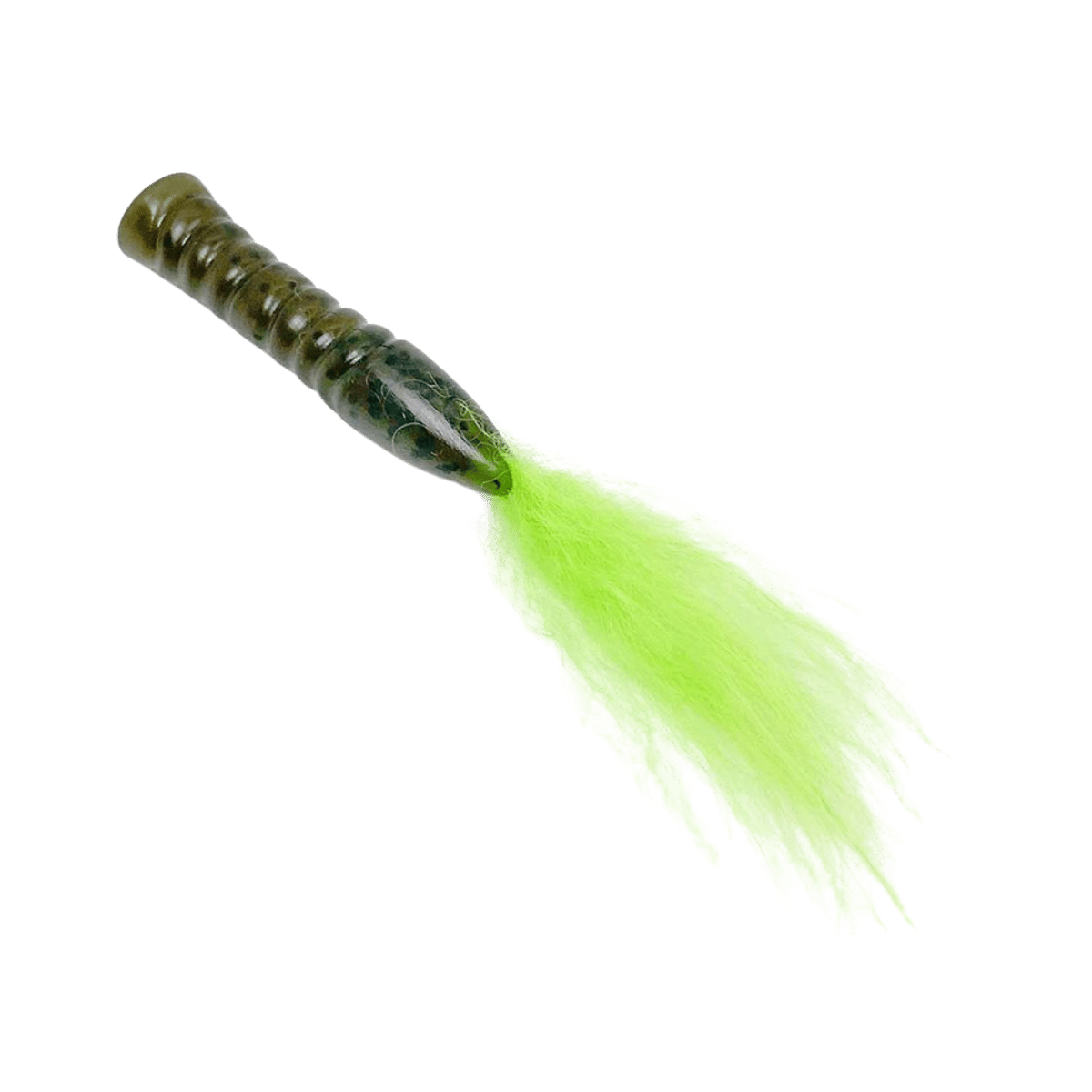 RABID BAITS FOX TAIL NED RIG BAIT 3" GRN PUMPKIN CHT
