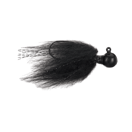 RABID BAITS HAIR JIG – OWNER HOOK BLACK